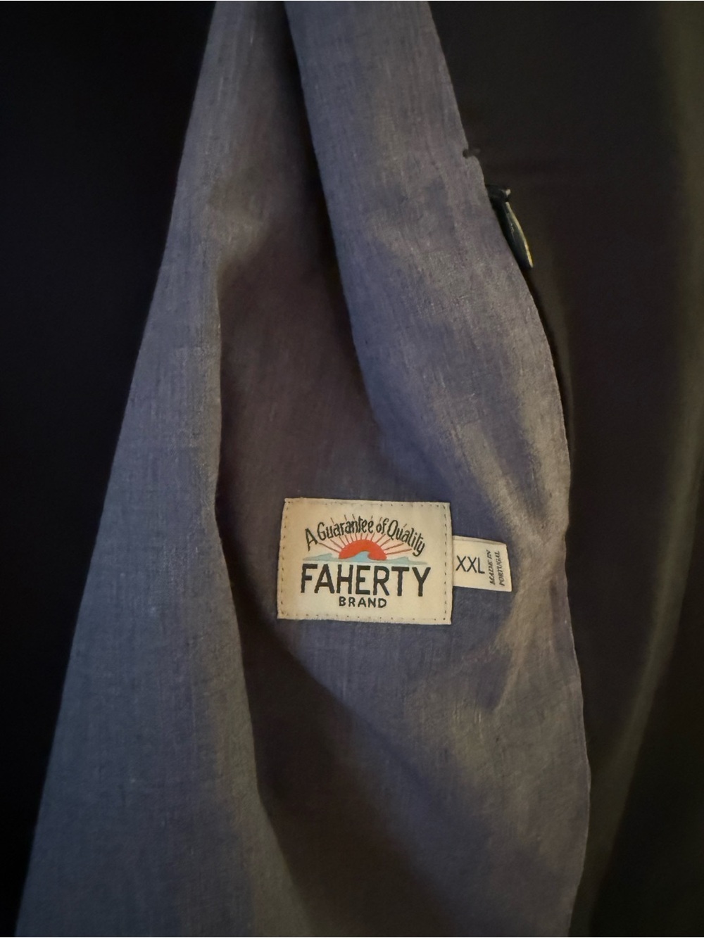 Faherty Men's Movement Blazer - Dark Blue - Picture 2 of 4